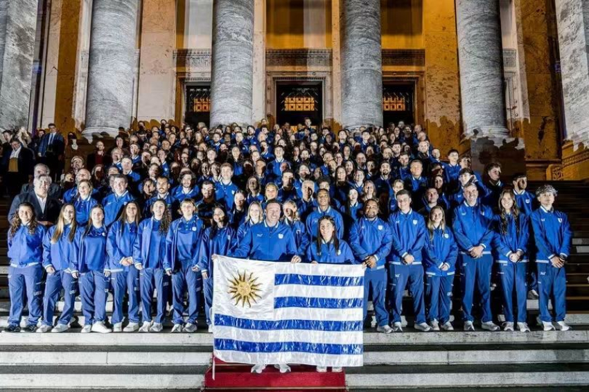 Despedida de la Delegación Uruguaya