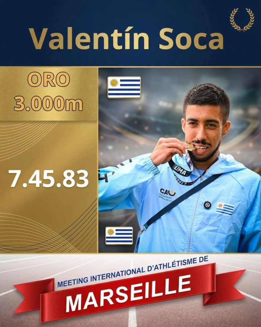 Valentín Soca volvió a brillar en Europa