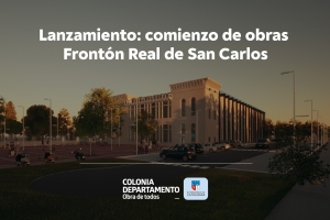 Obras del Frontón Real de San Carlos