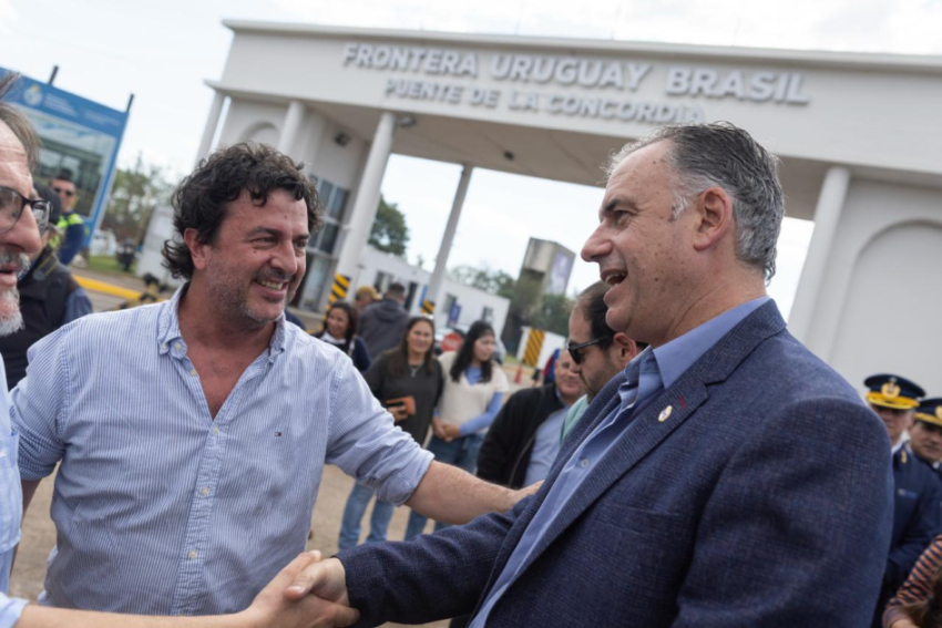 Orsi participó en presentación de obras de rehabilitación del Puente Internacional de la Concordia