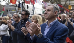Presidente Yamandú Orsi asistió al acto por el Día Internacional de los Trabajadores