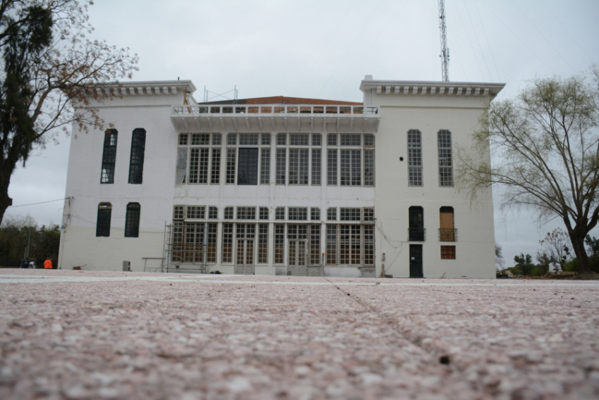 Recorrida por obras del Frontón del Real de San Carlos