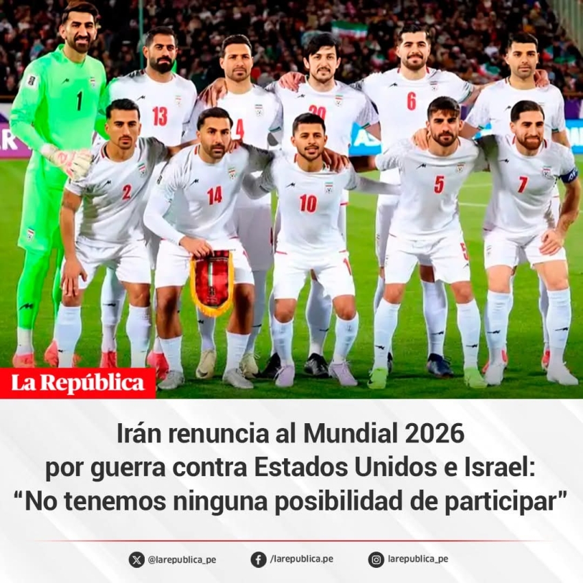 La Selección de Iran decidió no participar en el próximo Mundial de Fútbol